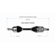 Purchase Top-Quality GSP NORTH AMERICA - NCV69170XD - CV Axle Assembly - Front pa2