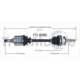 Purchase Top-Quality TRAKMOTIVE - FD8080 - CV Axle Shaft pa3