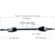 Purchase Top-Quality TRAKMOTIVE - FD8135 - CV Axle Shaft pa3