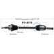 Purchase Top-Quality TRAKMOTIVE - FD8170 - CV Axle Shaft pa5