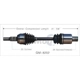 Purchase Top-Quality TRAKMOTIVE - GM8202 - CV Axle Shaft pa2