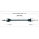 Purchase Top-Quality TRAKMOTIVE - GM8391 - CV Axle Shaft pa2