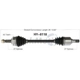 Purchase Top-Quality TRAKMOTIVE - HY8118 - CV Axle Shaft pa2