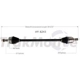 Purchase Top-Quality TRAKMOTIVE - HY8243 - CV Axle Shaft pa1