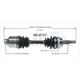 Purchase Top-Quality TRAKMOTIVE - MI8157 - CV Axle Shaft pa2