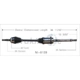 Purchase Top-Quality TRAKMOTIVE - NI8159 - CV Axle Shaft pa3