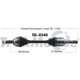 Purchase Top-Quality TRAKMOTIVE - NI8348 - CV Axle Shaft pa1