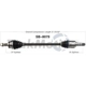 Purchase Top-Quality TRAKMOTIVE - SB8079 - CV Axle Shaft pa3