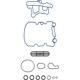 Purchase Top-Quality FEL-PRO - ES73087 - Engine Oil Cooler Gasket Set pa1