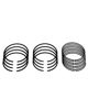 Purchase Top-Quality SEALED POWER - E352X - Piston Ring Set pa1