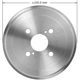 Purchase Top-Quality Rear Brake Drum by BENDIX GLOBAL - PDR0515 pa1