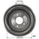 Purchase Top-Quality ULTRA - 80021 - Rear Brake Drum pa2