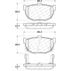 Purchase Top-Quality Rear Ceramic Pads by CENTRIC PARTS - 103.03230 pa4