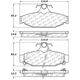 Purchase Top-Quality Rear Ceramic Pads by CENTRIC PARTS - 103.04130 pa2