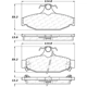 Purchase Top-Quality Rear Ceramic Pads by CENTRIC PARTS - 103.04130 pa5