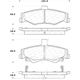 Purchase Top-Quality Rear Ceramic Pads by CENTRIC PARTS - 103.07500 pa3