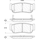 Purchase Top-Quality Rear Ceramic Pads by CENTRIC PARTS - 103.09540 pa4