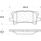 Purchase Top-Quality Rear Ceramic Pads by CENTRIC PARTS - 103.09960 pa5