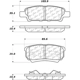 Purchase Top-Quality CENTRIC PARTS - 103.10370 - Rear Ceramic Pads pa4