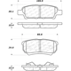 Purchase Top-Quality CENTRIC PARTS - 103.10370 - Rear Ceramic Pads pa6