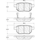 Purchase Top-Quality Rear Ceramic Pads by CENTRIC PARTS - 103.14230 pa3