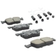 Purchase Top-Quality QUALITY-BUILT - 1001-1665C - Rear Disc Brake Pad Set pa2