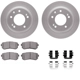 Purchase Top-Quality DYNAMIC FRICTION COMPANY - 4312-03022 - Rear Disc Brake Kit pa4