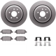 Purchase Top-Quality DYNAMIC FRICTION COMPANY - 4312-68004 - Rear Disc Brake Kit pa4