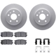 Purchase Top-Quality DYNAMIC FRICTION COMPANY - 4512-47114 - Rear Disc Brake Kit pa1