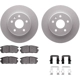 Purchase Top-Quality DYNAMIC FRICTION COMPANY - 4512-47114 - Rear Disc Brake Kit pa5