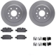 Purchase Top-Quality DYNAMIC FRICTION COMPANY - 4512-47126 - Rear Disc Brake Kit pa1