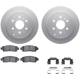 Purchase Top-Quality DYNAMIC FRICTION COMPANY - 4512-48137 - Rear Disc Brake Kit pa1