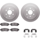 Purchase Top-Quality DYNAMIC FRICTION COMPANY - 4512-48137 - Rear Disc Brake Kit pa4