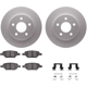 Purchase Top-Quality DYNAMIC FRICTION COMPANY - 4512-53015 - Rear Disc Brake Kit pa5