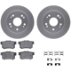 Purchase Top-Quality DYNAMIC FRICTION COMPANY - 4512-59117 - Rear Disc Brake Kit pa1