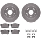 Purchase Top-Quality DYNAMIC FRICTION COMPANY - 4512-59117 - Rear Disc Brake Kit pa4