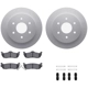 Purchase Top-Quality DYNAMIC FRICTION COMPANY - 4512-67132 - Rear Disc Brake Kit pa1