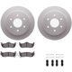 Purchase Top-Quality DYNAMIC FRICTION COMPANY - 4512-67132 - Rear Disc Brake Kit pa2