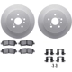 Purchase Top-Quality DYNAMIC FRICTION COMPANY - 4512-76185 - Rear Disc Brake Kit pa1