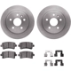 Purchase Top-Quality Rear Disc Brake Kit by DYNAMIC FRICTION COMPANY - 6312-45026 pa1