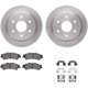 Purchase Top-Quality DYNAMIC FRICTION COMPANY - 6312-48043 - Rear Brake Kit pa4