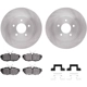 Purchase Top-Quality DYNAMIC FRICTION COMPANY - 6312-54202 - Rear Disc Brake Kit pa3