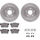 Purchase Top-Quality DYNAMIC FRICTION COMPANY - 6312-59044 - Rear Disc Brake Kit pa2