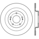 Purchase Top-Quality CENTRIC PARTS - 121.46077 - Rear Disc Brake Rotor pa9