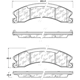 Purchase Top-Quality Rear High Performance Pads by CENTRIC PARTS - 306.15650 pa2