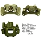 Purchase Top-Quality Rear Left Rebuilt Caliper With Hardware by CENTRIC PARTS - 141.44586 pa14