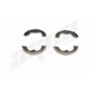 Purchase Top-Quality AGNA BRAKES - NB783 - Rear Parking Brake Shoes pa1