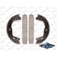 Purchase Top-Quality Rear Parking Brake Shoes by TOP QUALITY - NB-963B pa1