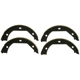 Purchase Top-Quality WAGNER - Z831 - Rear Parking Brake Shoes pa2