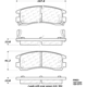 Purchase Top-Quality Rear Premium Ceramic Pads by CENTRIC PARTS - 301.07140 pa10